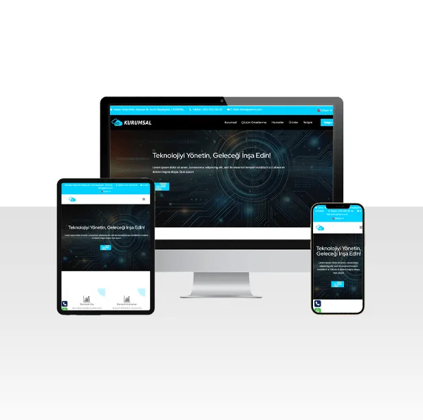 IT / Bilişim / Ajans Hazır Web Sitesi Paketi – Vadi — ekran görüntüsü