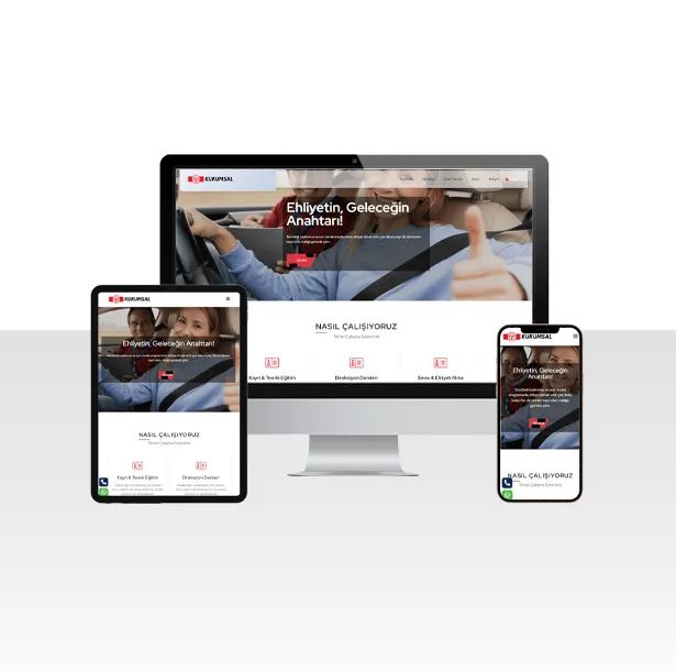 Sürücü Kursu ve Eğitim Firması Web Sitesi Paketi – Assola — ekran görüntüsü
