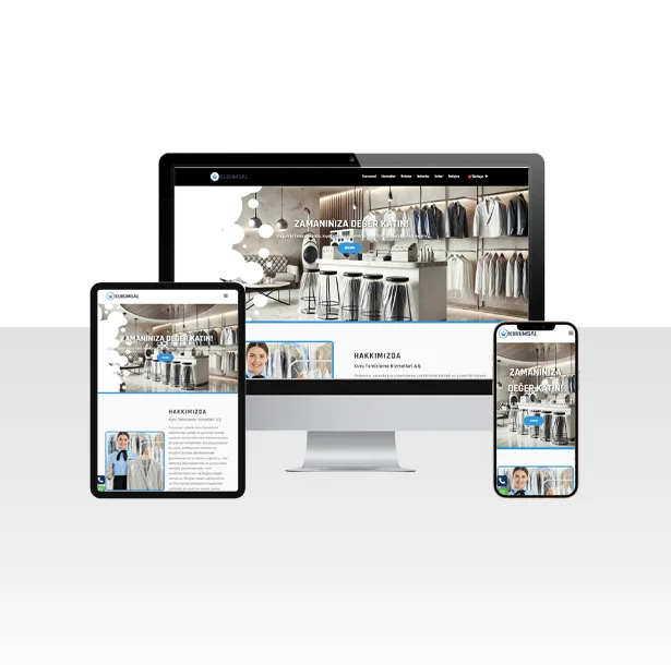 Kuru Temizleme Firması Web Sitesi Paketi – Duru — ekran görüntüsü