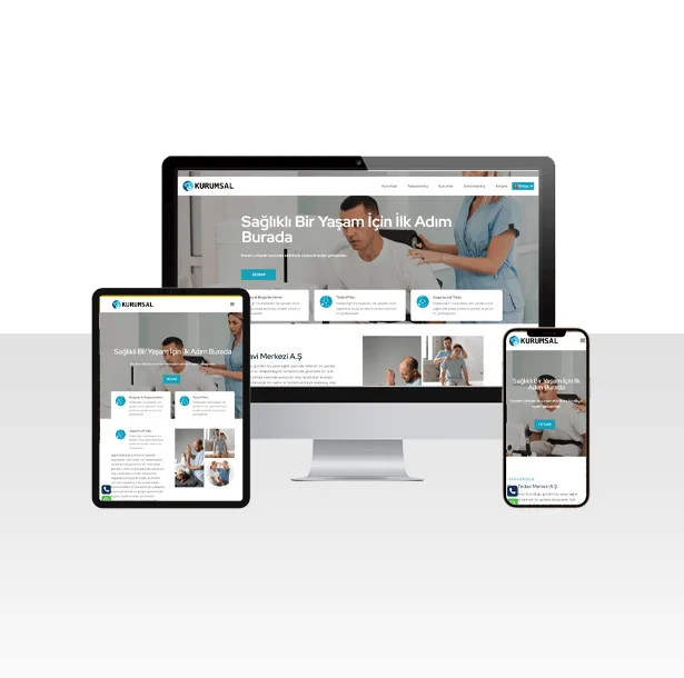 Fizik Tedavi Merkezi Hazır Web Sitesi Paketi – Fizyo — ekran görüntüsü