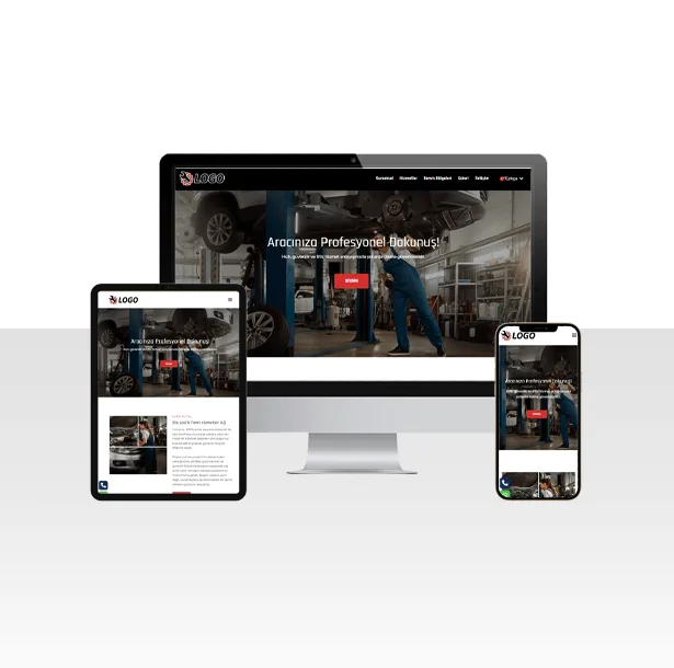 Oto Lastik Tamiri ve Bakımı Web Sitesi Paketi – Conta — ekran görüntüsü