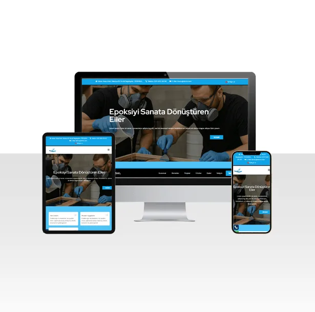 Epoksi İmalatı ve Satışı Web Sitesi Paketi – Stera — ekran görüntüsü