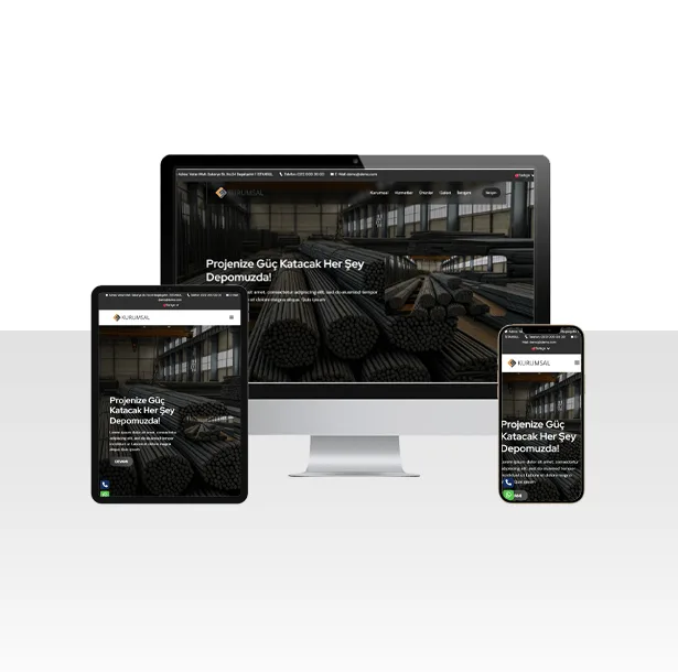 Demirci Metal İşleri ve İnşaat Hizmetleri Web Sitesi Paketi – Doğan — ekran görüntüsü