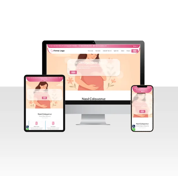 Gebelik Okulu ve Annelik Eğitimi Web Sitesi Paketi – Lohusa — ekran görüntüsü