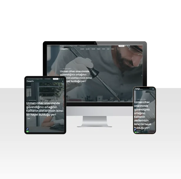 Elektronik Teknisyen Hazır Web Sitesi Paketi – Engineer — ekran görüntüsü