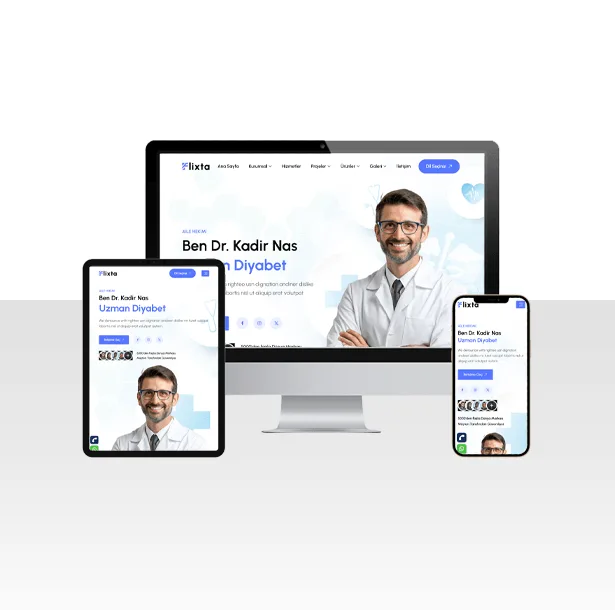 Uzman Doktor Kişisel Web Sitesi Paketi – Panarol — ekran görüntüsü