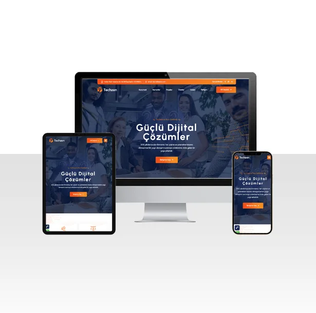 Dijital Teknoloji Firması Web Sitesi Paketi – Ether — ekran görüntüsü