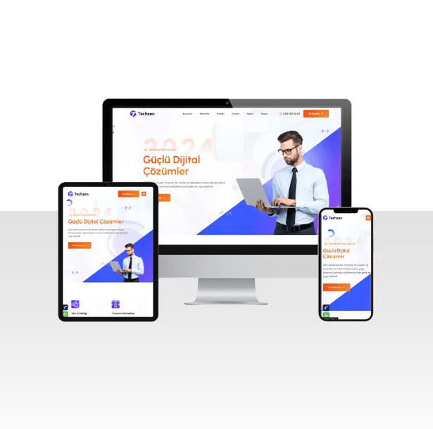 Bilgi Teknolojileri Firması Hazır Web Sitesi Paketi – BT — ekran görüntüsü