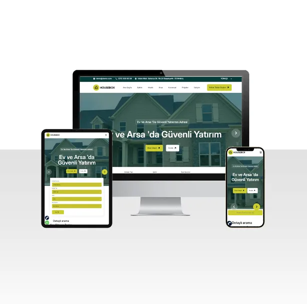 Hazır Emlak / Gayrimenkul Web Sitesi Paketi – Suomi — ekran görüntüsü