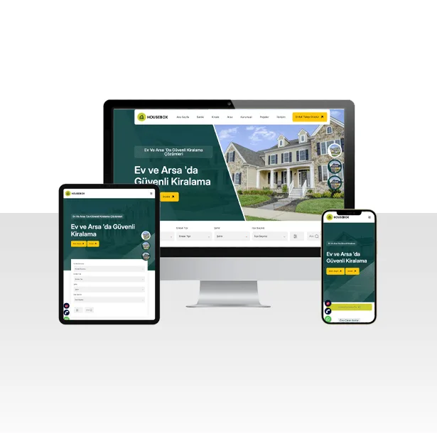 Gayrimenkul / Emlak Danışman Web Sitesi Yazılımı – House — ekran görüntüsü