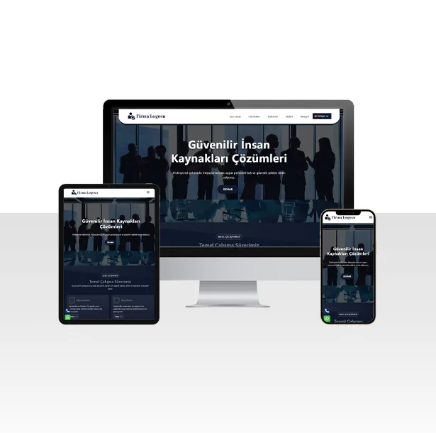 İnsan Kaynakları Firması Hazır Web Sitesi Paketi – Ağrı — ekran görüntüsü