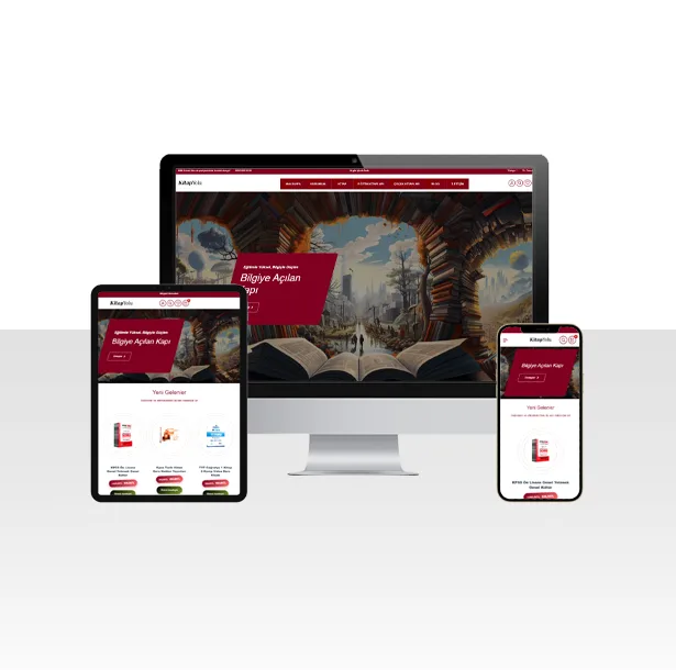Kitap Satışı İçin E-Ticaret Web Sitesi Paketi – Artvin — ekran görüntüsü