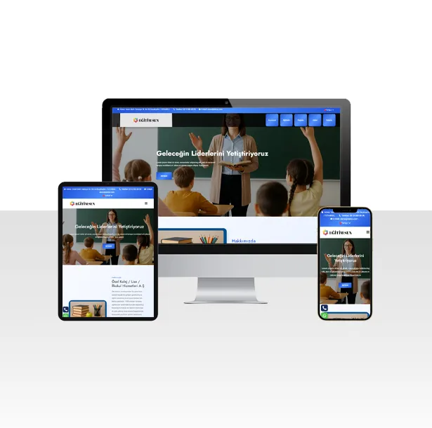 Eğitim Sektörü İçin Hazır Web Sitesi Paketi – Balıkesir — ekran görüntüsü