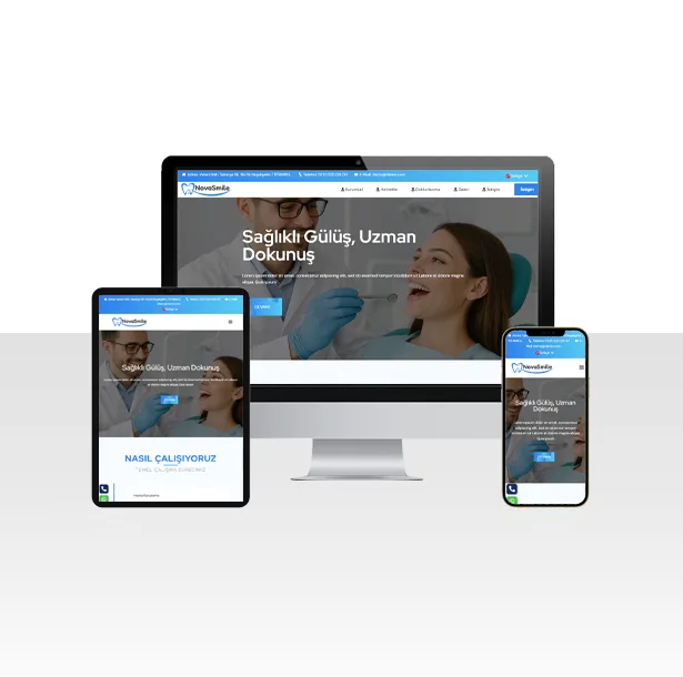 Diş Doktoru İçin Hazır Web Sitesi Paketi – Bilecik — ekran görüntüsü
