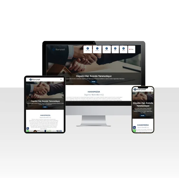 Sigorta Şirketi Hazır Web Sitesi Paketi – Bingöl — ekran görüntüsü