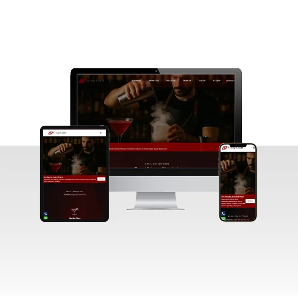 Gıda ve İçeçek Ürünleri Hazır Web Sitesi Paketi – Burdur — ekran görüntüsü