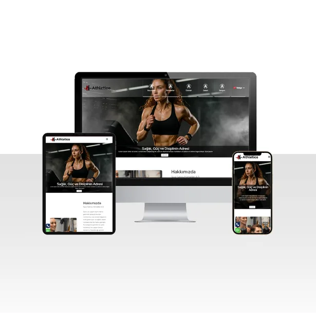 Spor Merkezi Hazır Web Sitesi Paketi – Çanakkale — ekran görüntüsü