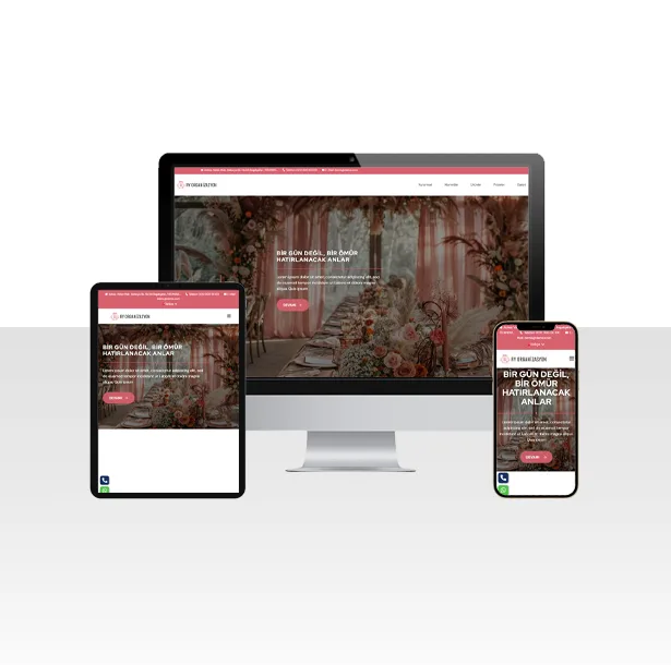 Organizasyon Şirketi Hazır Web Sitesi Paketi – Çankırı — ekran görüntüsü