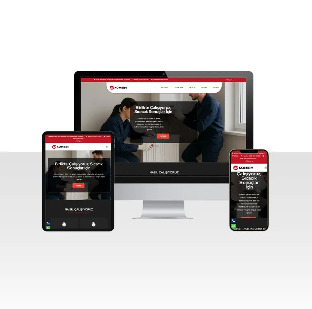 Kombi Tamir ve Servis Web Sitesi Paketi – Çorum — ekran görüntüsü
