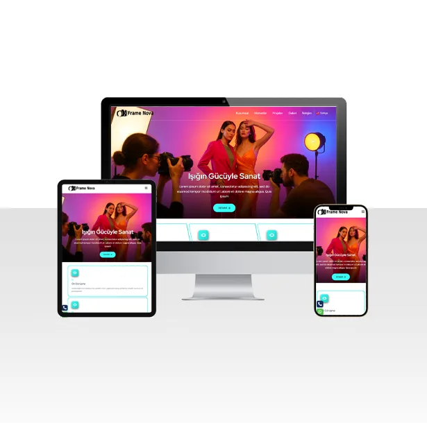 Fotoğrafçılık ve Kameraman Web Sitesi Paketi – Düzce — ekran görüntüsü