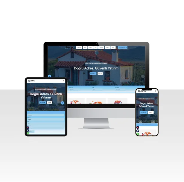 Hazır Emlak / Gayrimenkul Web Sitesi Paketi – Kastamonu — ekran görüntüsü