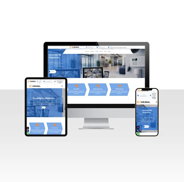 Elektronik Güvenlik Sistemleri Firması Web Sitesi Paketi – Kilis — ekran görüntüsü