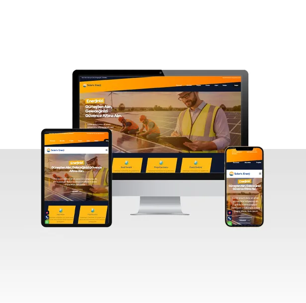 Güneş Enerjisi ve Solar Firması Web Sitesi Paketi – Konya — ekran görüntüsü