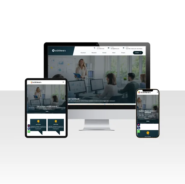 Özel Eğitim ve Kurs Merkezi Web Sitesi Paketi – Kütahya — ekran görüntüsü