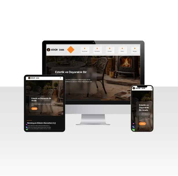 Alüminyum ve Döküm İşleri Hazır Web Sitesi Paketi – Manisa — ekran görüntüsü
