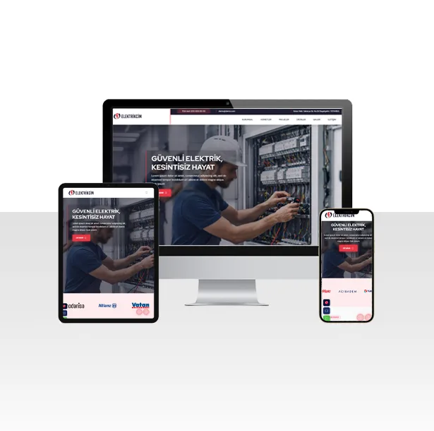 Elektrik ve Aydınlatma Sistemleri Hazır Web Sitesi Paketi – Ordu — ekran görüntüsü