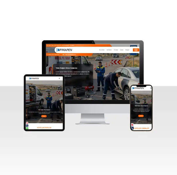 Oto Lastik Tamir ve Yol Yardım Hazır Web Sitesi Paketi – Siirt — ekran görüntüsü