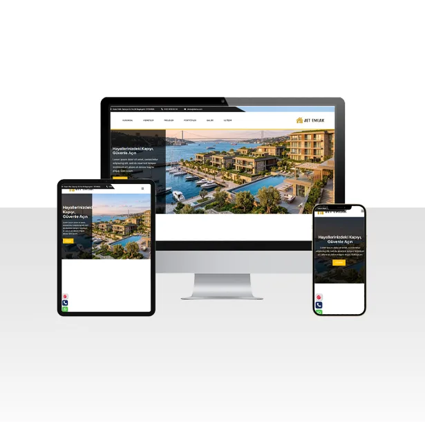 Emlak ve Gayrimenkul Danışmanı Hazır Web Sitesi Paketi – Sinop — ekran görüntüsü