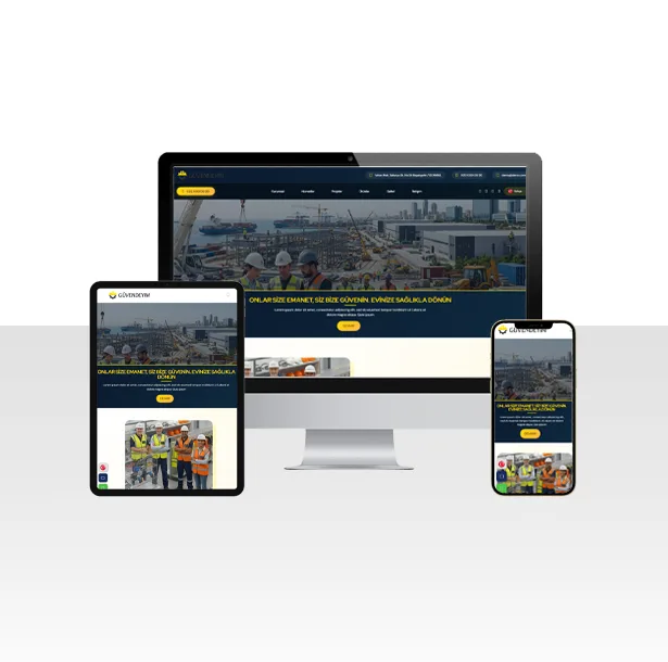 İş Güvenliği Kontrol ve Eğitim Firması Web Sitesi Paketi – Sivas — ekran görüntüsü