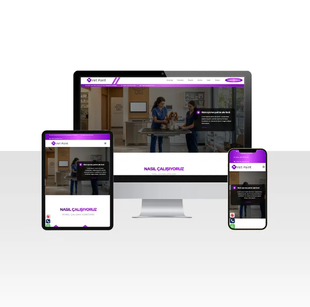 Veteriner Klinik ve Hizmetleri Hazır Web Sitesi Paketi – Şırnak — ekran görüntüsü