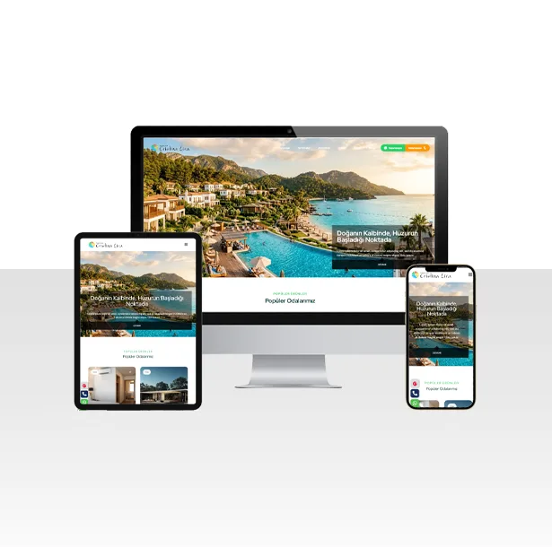Kurumsal Otel ve Pansiyon Tanıtım Hazır Web Sitesi Paketi – Tunceli — ekran görüntüsü