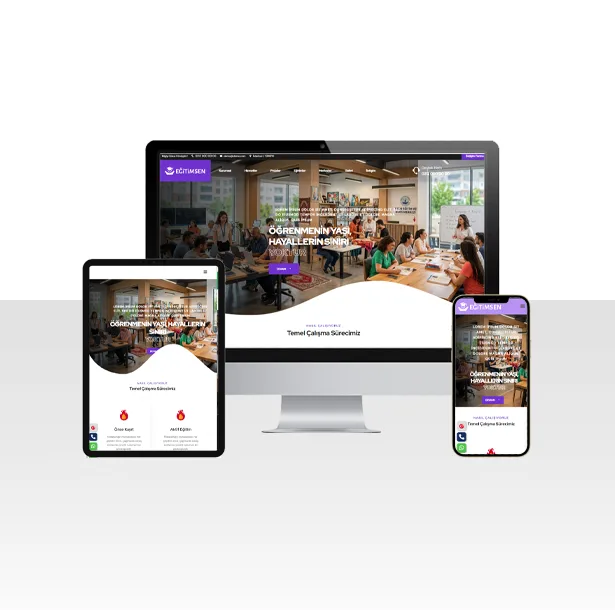 Eğitim ve Kurs Merkezi Hizmetleri Hazır Web Sitesi Paketi – Şampiyon — ekran görüntüsü